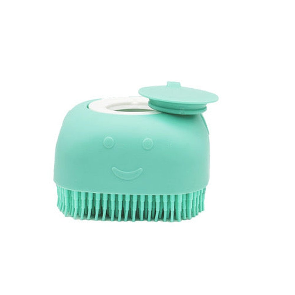 Brosse de bain en silicone pour animaux de compagnie