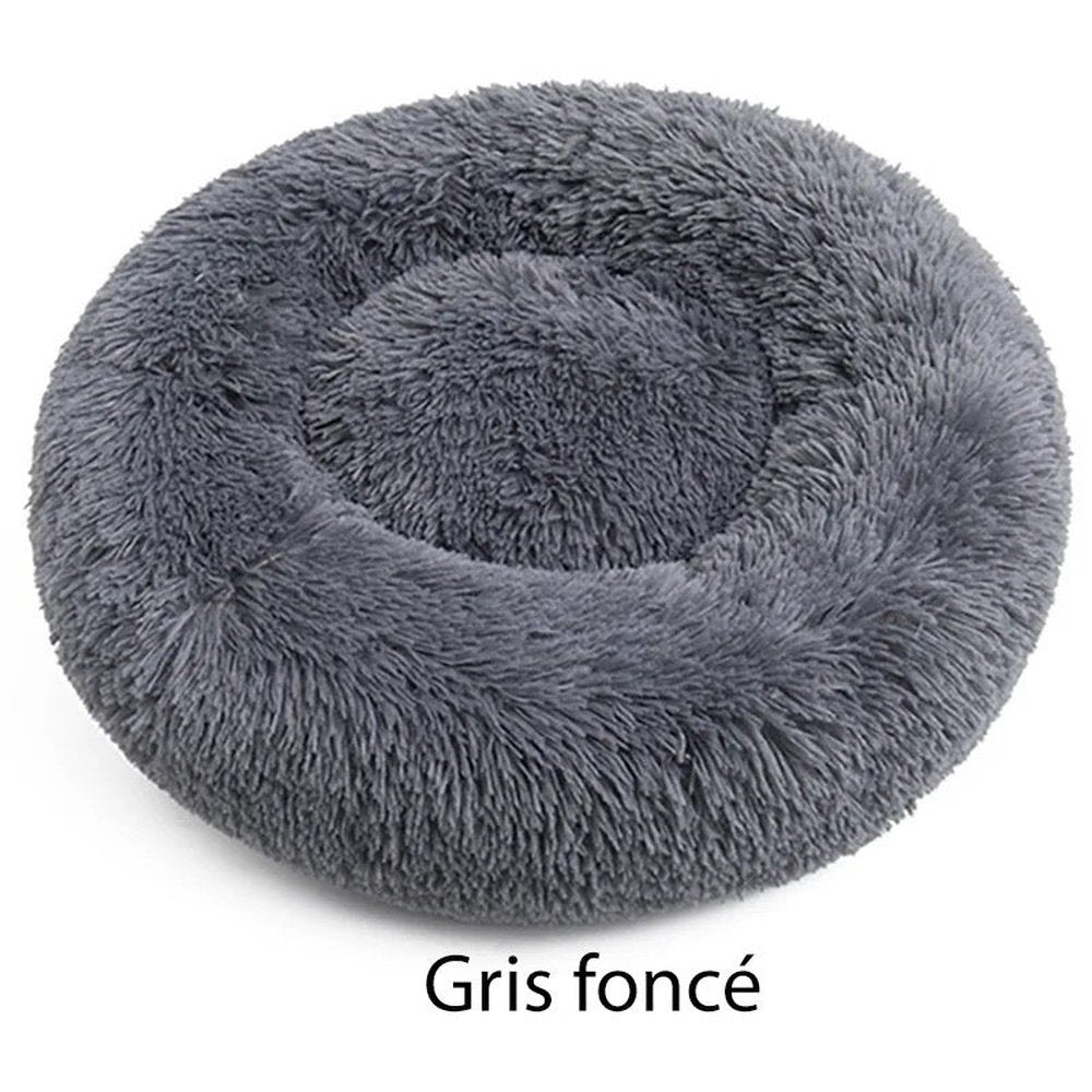 Coussins rond en peluche pour chiens et chats