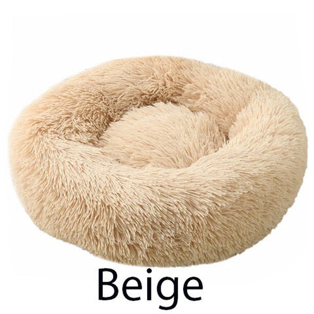 Coussins rond en peluche pour chiens et chats