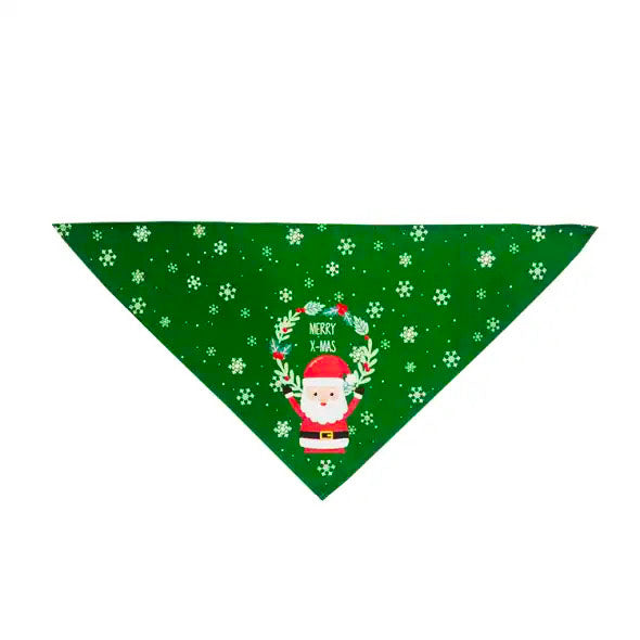 Bandanas de Noël Festifs pour Chiens - 4 Motifs, Tailles S & M